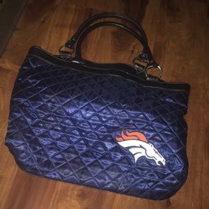 Broncos large tote bag
